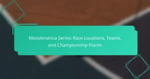 MotoAmerica Series: Race Locations, Teams, and Championship Points