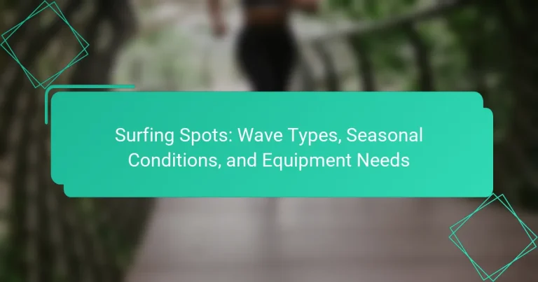 Surfing Spots: Wave Types, Seasonal Conditions, and Equipment Needs