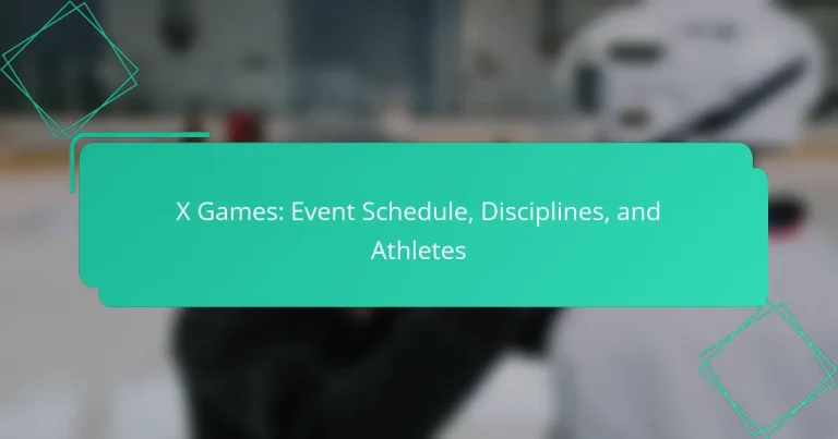 X Games: Event Schedule, Disciplines, and Athletes