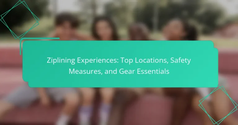 Ziplining Experiences: Top Locations, Safety Measures, and Gear Essentials